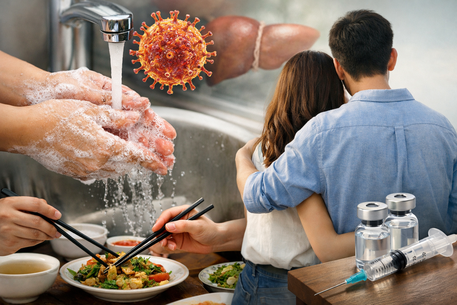 國內A型肝炎病例上升 疾管署提醒共食公筷、避免不安全性行為