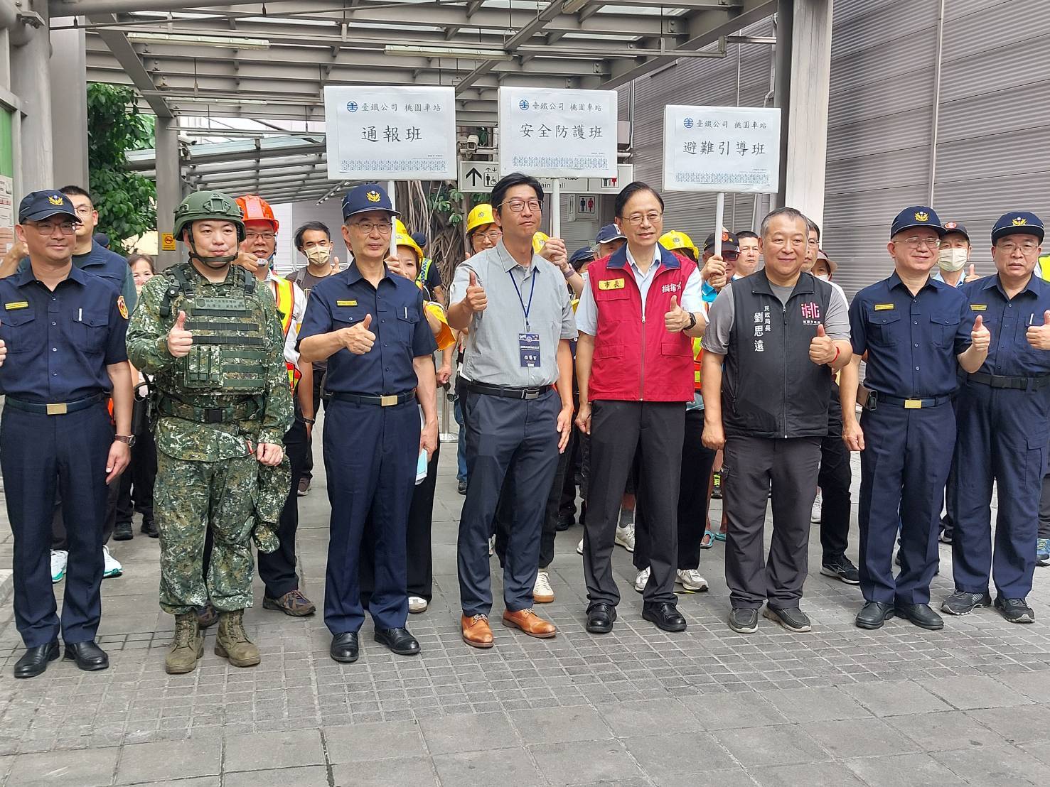 北部城鎮韌性防空演習登場 張善政肯定機關單位展現訓練整備成果