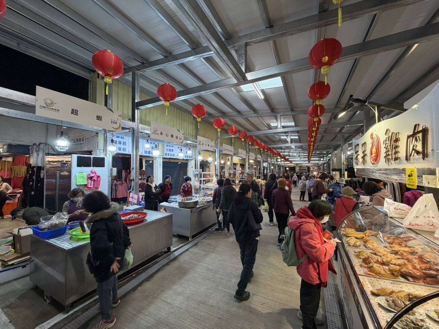 南門市場火災後復原完成 2月初開市迎人潮回流 南門市場火災後復原完成 2月初開市迎人潮回流