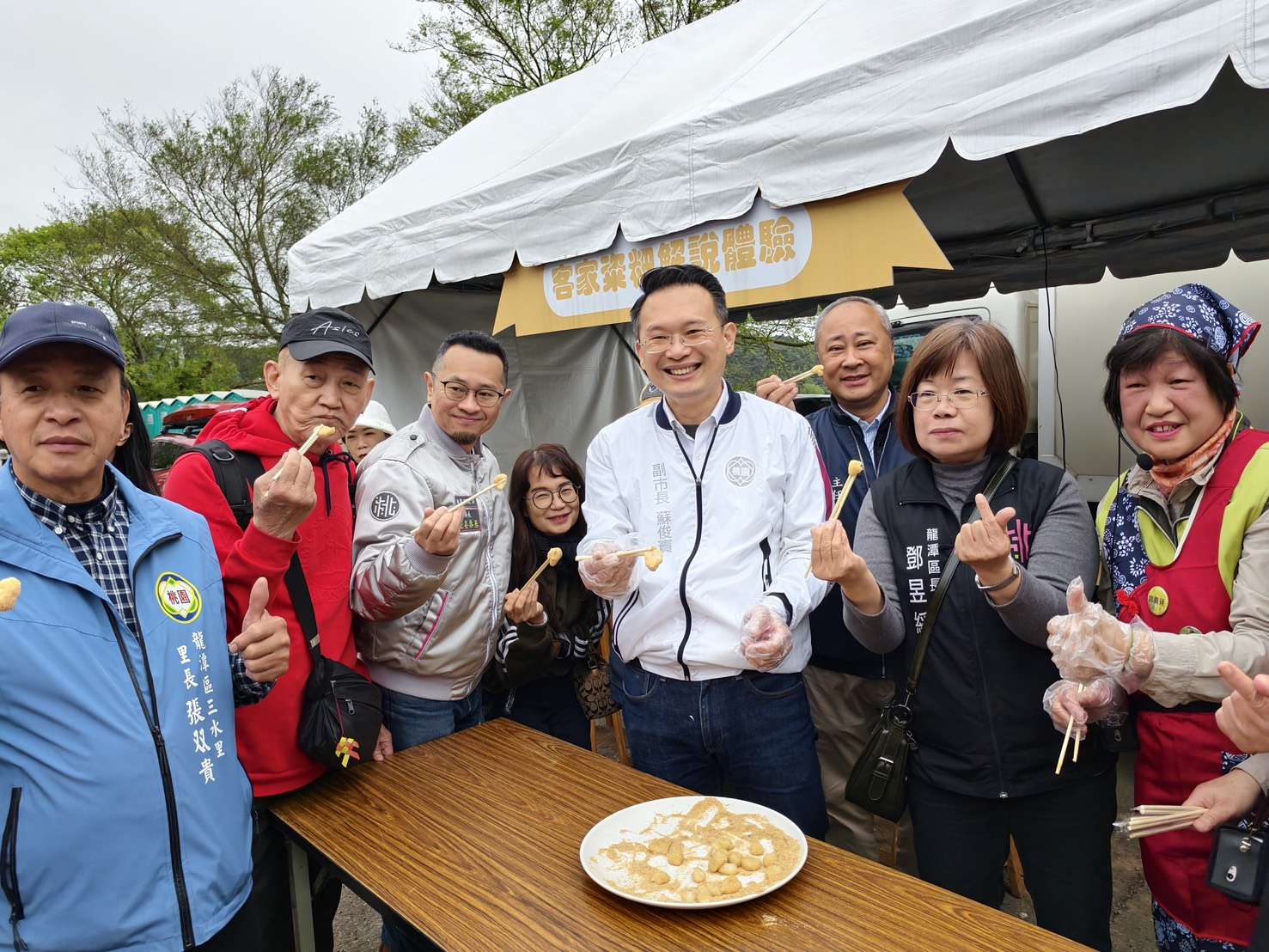 體驗客家三獻禮！蘇俊賓大北坑搗糍粑、天穿日祭天傳承永續