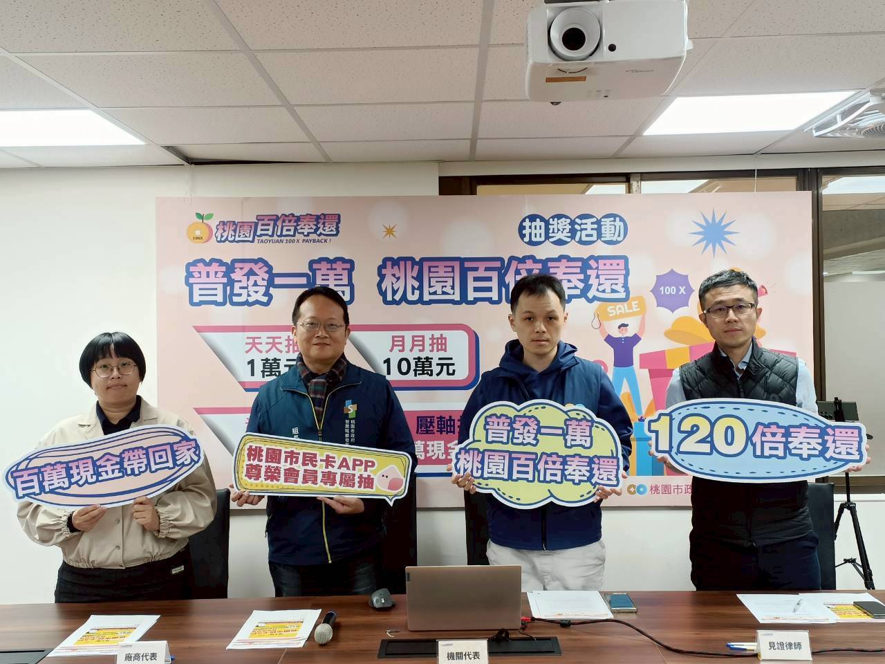 桃園百倍奉還倒數5天 市民卡APP加碼抽萬元儲值金