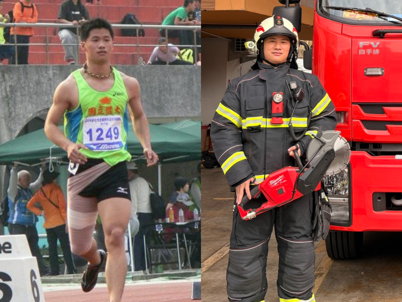 田徑場、營造工程到救災第一線 桃消大有分隊新血廖祥辰跨域經驗守護公共安全