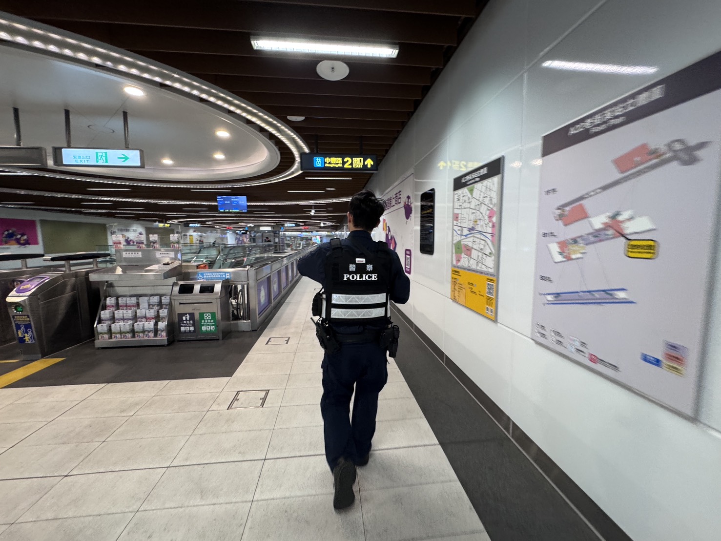 北捷持刀傷人嚇壞民眾 中壢分局提高桃捷巡邏密度維護安全