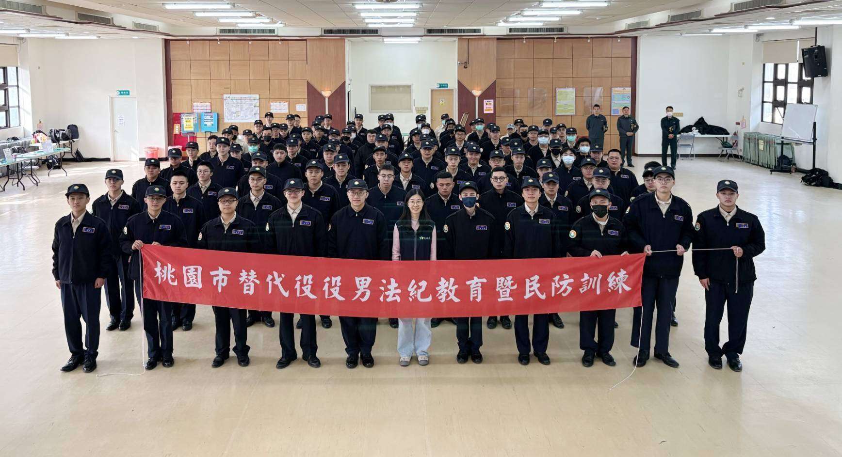 桃園民政局強化替代役民防知識與技能 提升全民防衛韌性