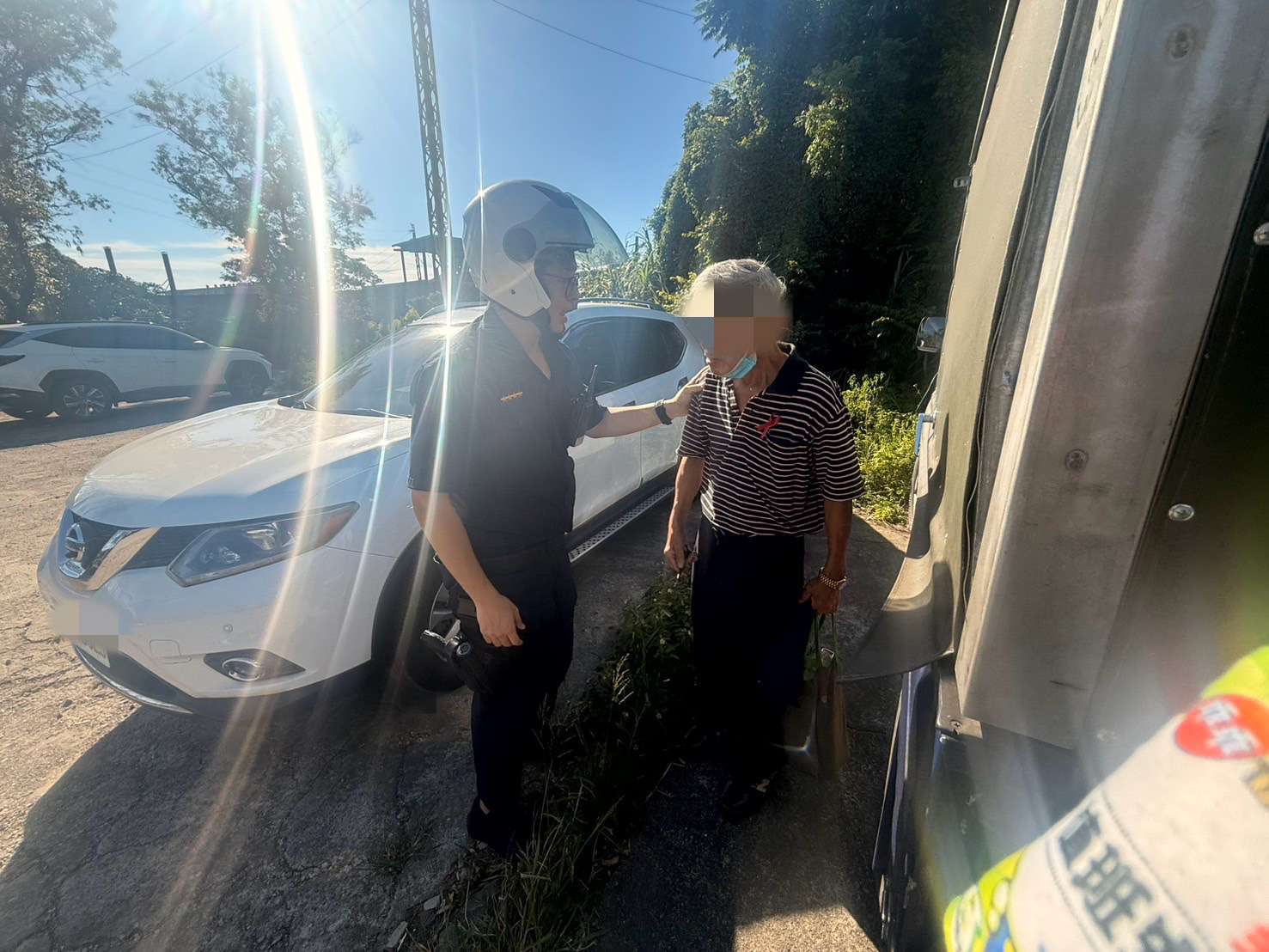 中壢翁送別亡兄忘車停哪 警暖心靠電眼找回他愛車