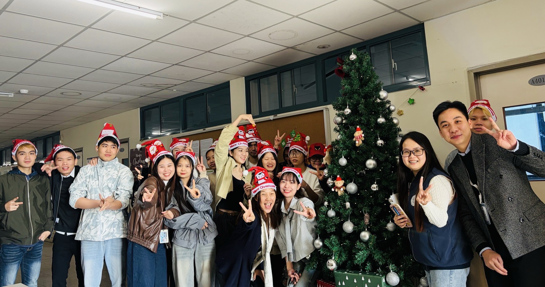 開南大學聖誕活動結合華語教學 國際學生展開跨文化交流