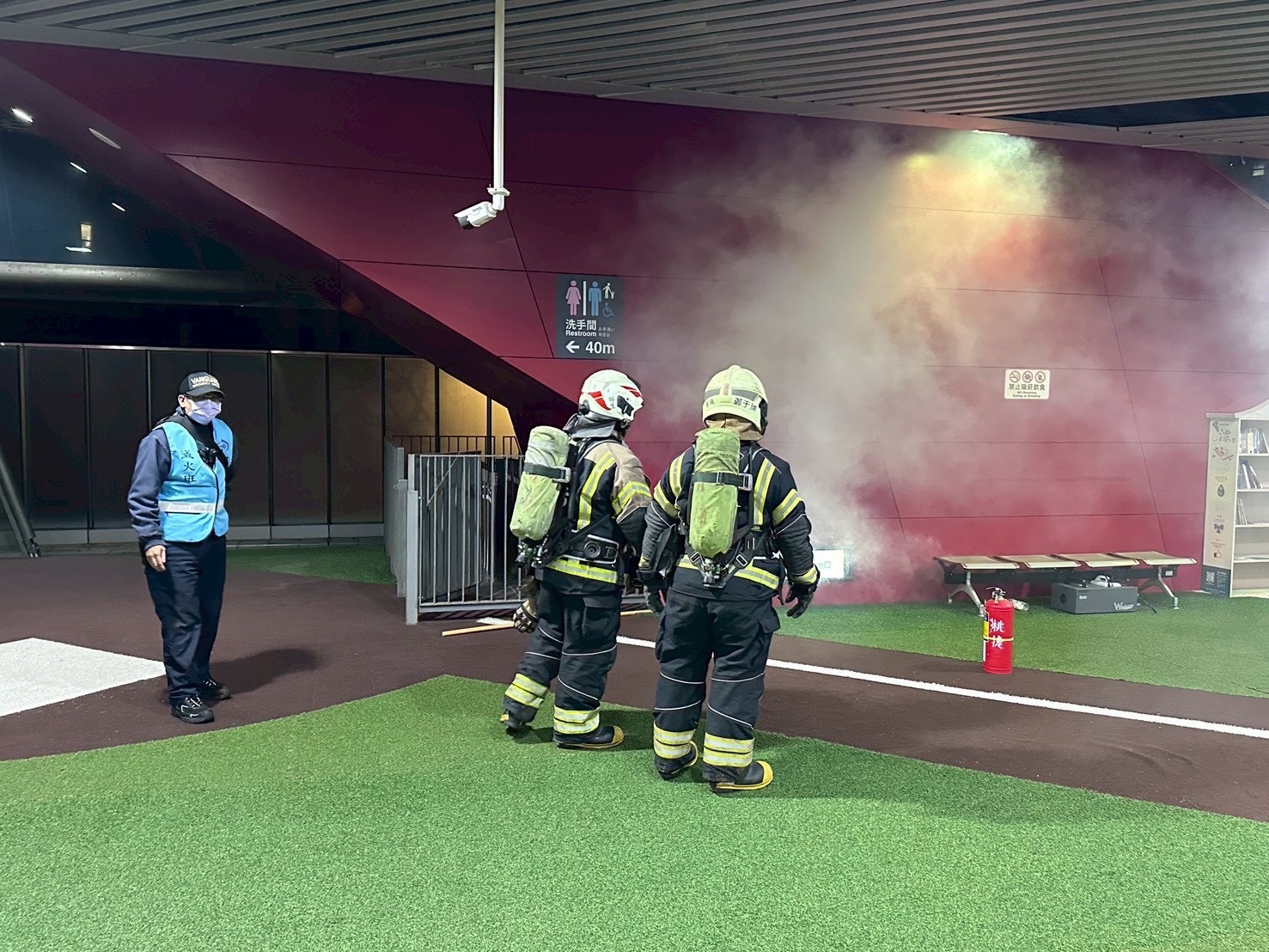 大型活動散場高風險 青埔消防攜手桃捷實施危安演練