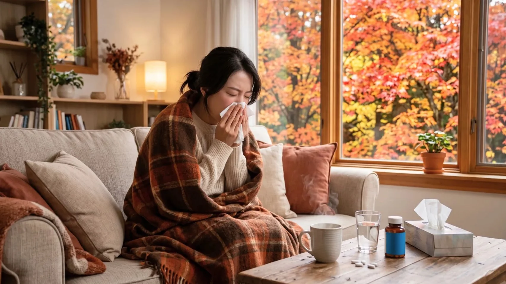 換季感冒迷思TOP 10揭曉!著涼易中鏢、多喝水就好?中醫師親曝正確觀念