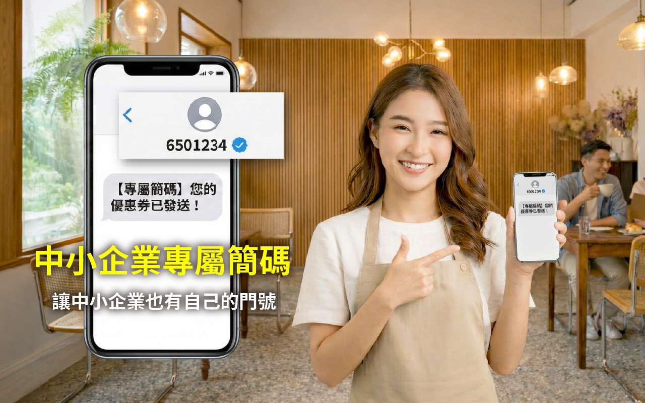 中小企業也能申請「專屬簡碼」 三竹資訊推出簡訊服務方案 中小企業也能申請「專屬簡碼」 三竹資訊推出簡訊服務方案