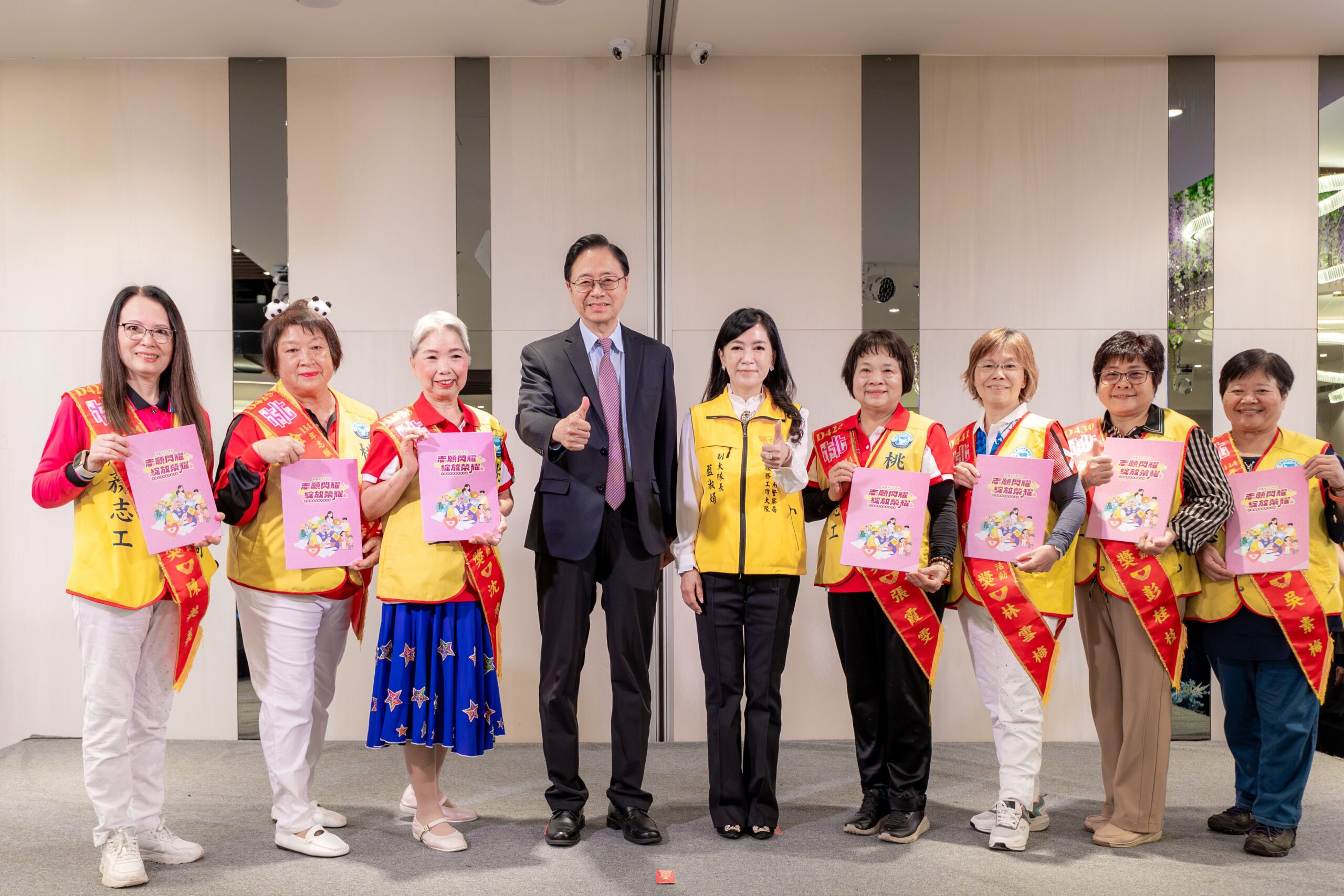 桃園志工中隊無私奉獻獲肯定 張善政：拉近警民距離的重要橋梁