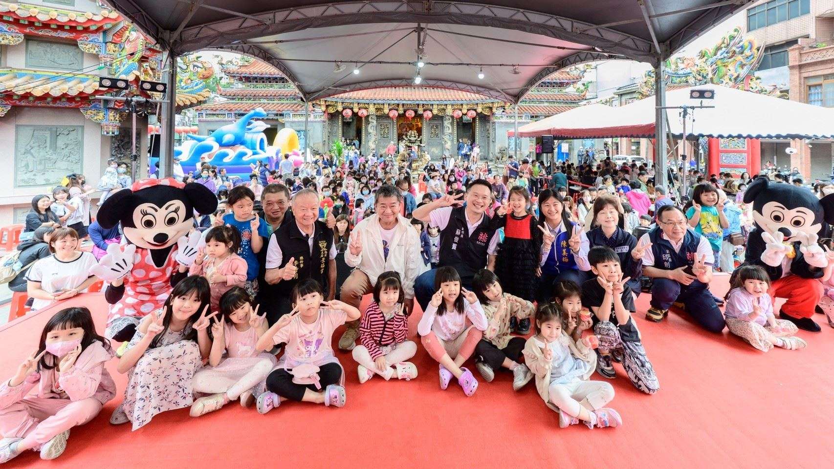 桃園景福宮攜親子慶祝母親節 蘇俊賓揭密「武陵」地名由來