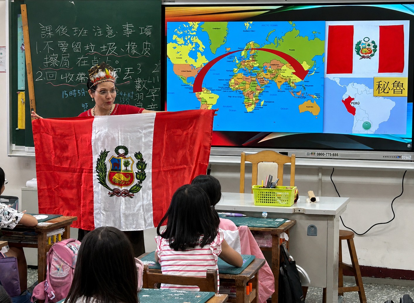 中原大學率境外生分享家鄉文化 國小學童收穫滿滿